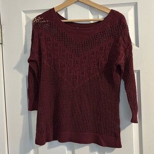 American Eagle Maroon Sweater